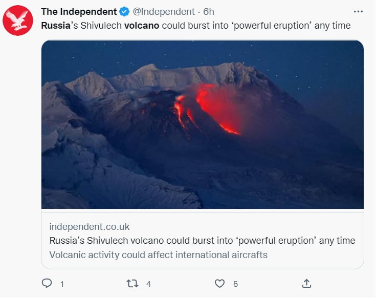 Actividad volcanes Rusia: ¿Una actividad seguida?