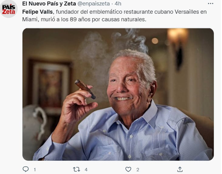 Muere Felipe Valls: "Un hombre de negocios"