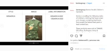 Recall ropa niño Amazon: ¿Hay quejas al respecto?