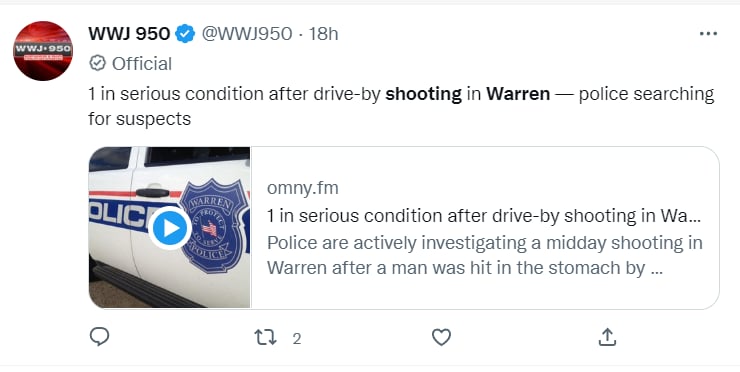 Tiroteo Warren Dollar General: "Los delitos no se toleran en Warren"