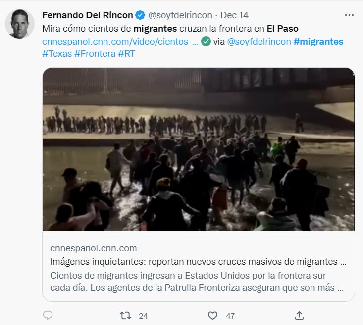 Cruce masivo migrantes EEUU: ¿Por qué se obtuvo el efectivo?