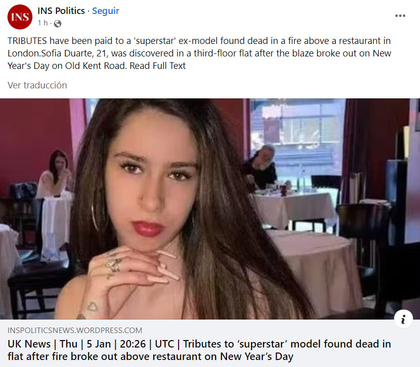 EN PLENO AÑO NUEVO, MODELO VIVIÓ TERROR 