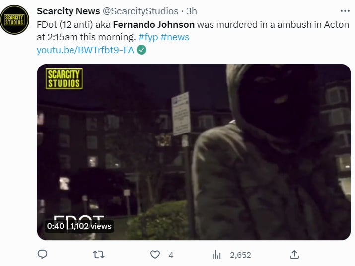 London aspiring musician dies: "A great person"