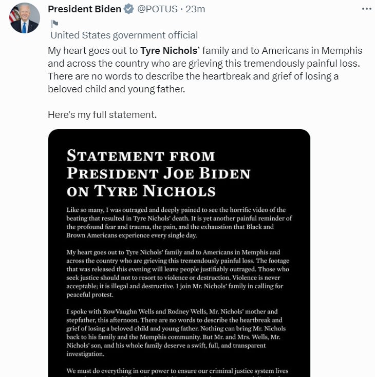 BIDEN HABLA POR PRIMERA VEZ SOBRE EL VIDEO