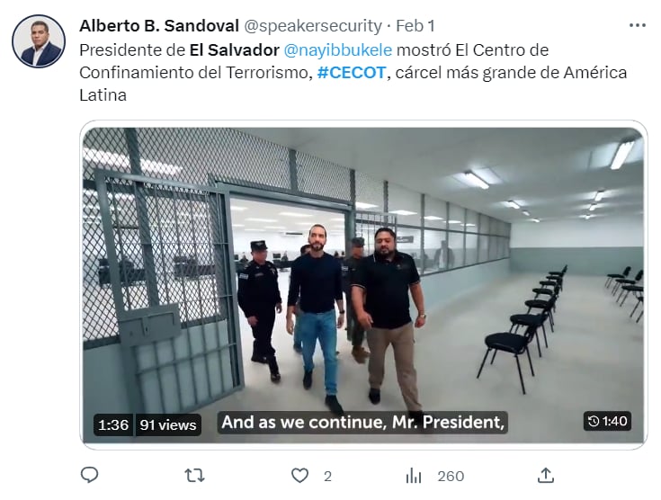 El Salvador cárcel pandilleros: ¿Qué tendrá la cárcel?