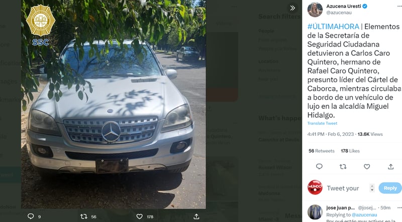 Carlos Caro Quintero arrested: Was his relationship with Caro Quintero unknown?