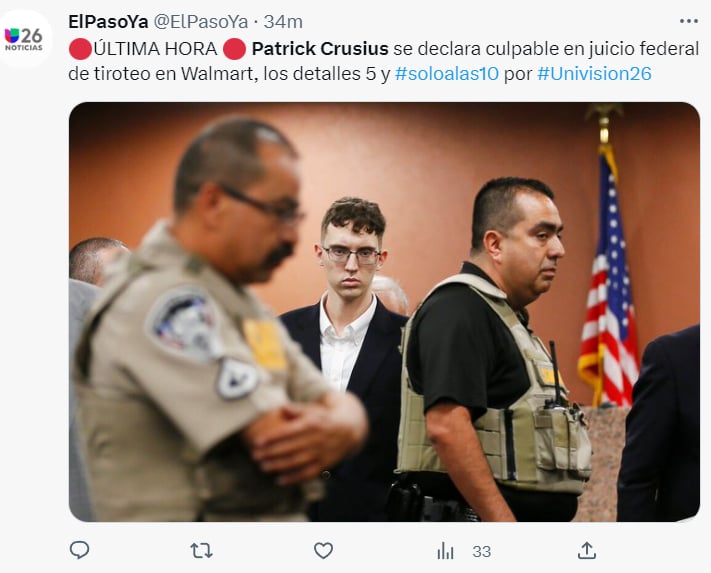 Patrick Crusius tiroteo Walmart: ¿Se había declarado culpable en el pasado?