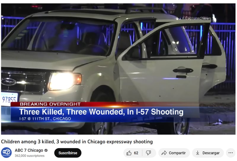 Tiroteo carretera Chicago víctimas: ¿Hay detenidos?