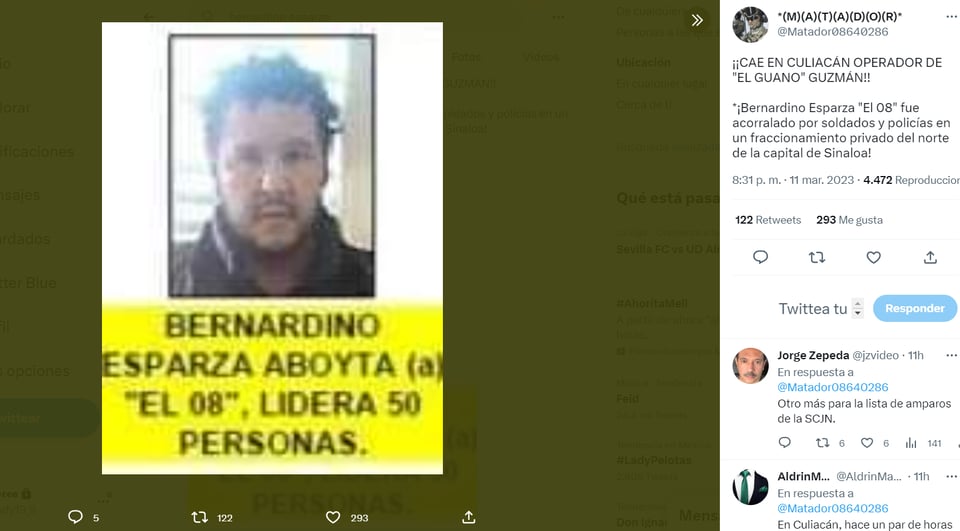 They arrest El 8 Sinaloa: Who is Aureliano Guzmán?