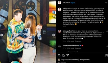¿Se despidió de ella?