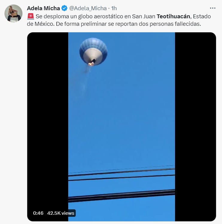 Desplome globo aerostático Teotihuacán: ¿Qué pasó con los heridos?