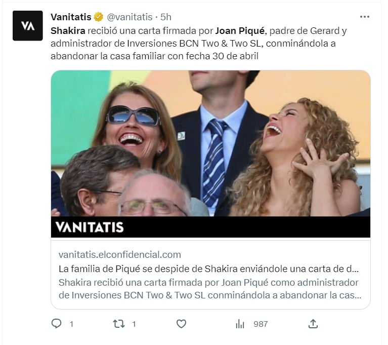 Papá Piqué corrió Shakira: ¿No era dueña del hogar?