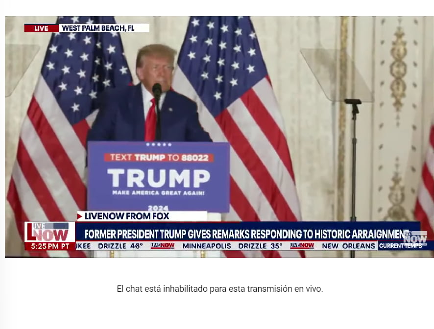 ¿Qué señaló Donald Trump?