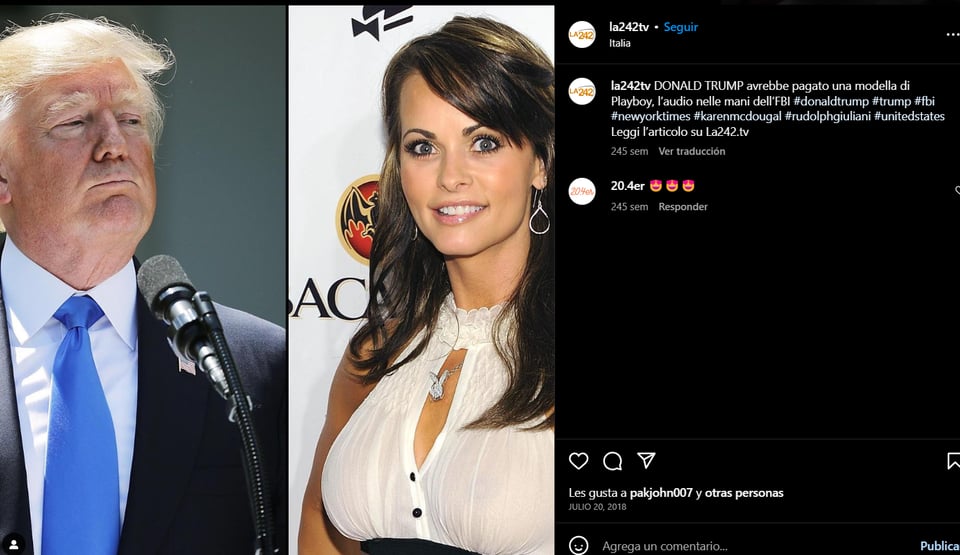 Karen McDougal Donald Trump: ¿Qué se conoce del caso?