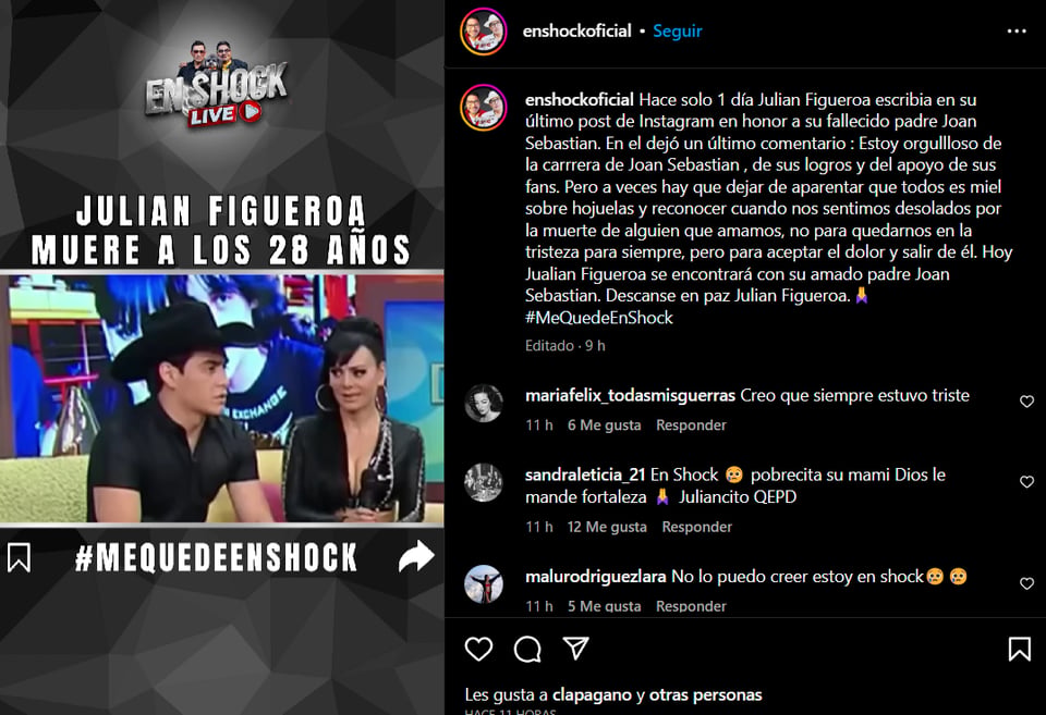 Julián Figueroa video muerte: "La vida te aplasta"