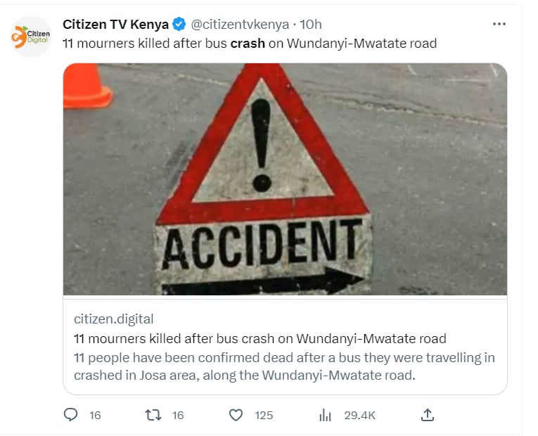 Víctimas accidente funeral Kenia: ¿Hay sobrevivientes?