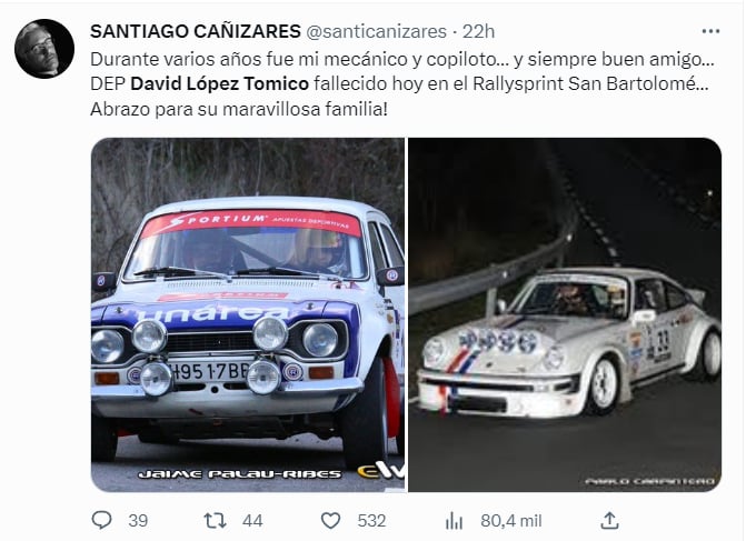 Muere piloto David López: ¿Quién confirmó la pérdida?