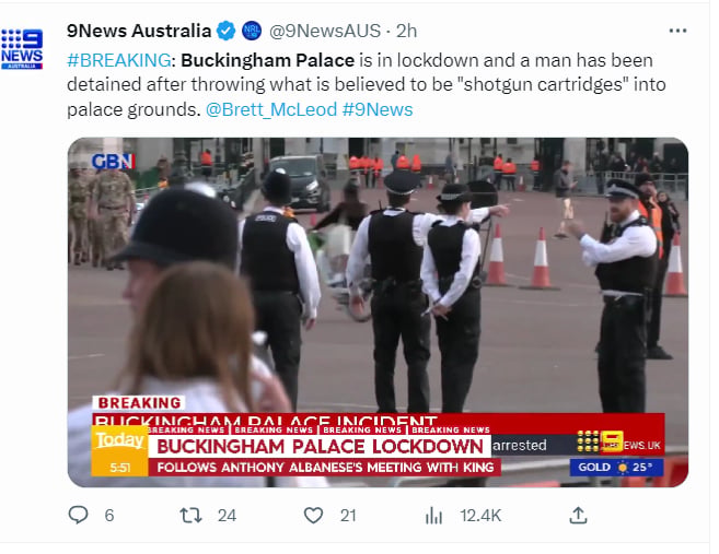 Ataque Palacio Buckingham: ¿Qué pasará con el sujeto?