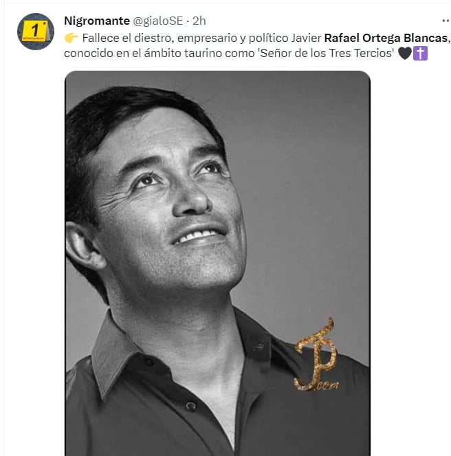 Muere torero Rafael Ortega: ¿Cómo ocurrió la muerte?