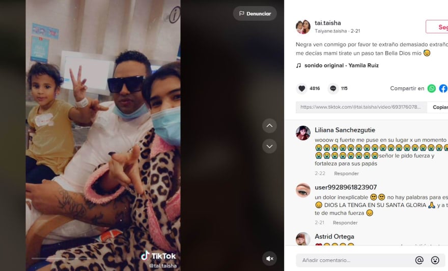Mother dismisses daughter Tiktok: "I miss you so much"