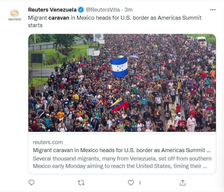 US border migrant caravan: One of the largest caravans of the year?