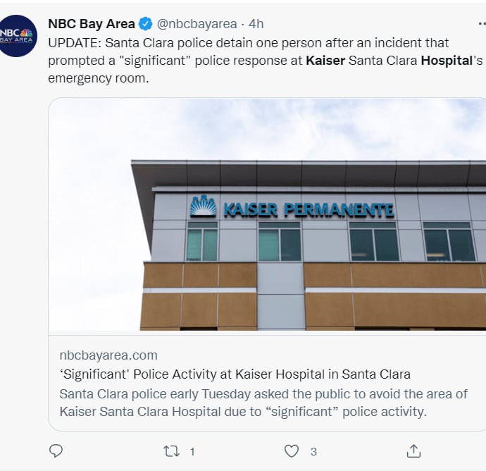 Reportan amenaza hospital Kaiser: ¿Amenazó con la pistola?