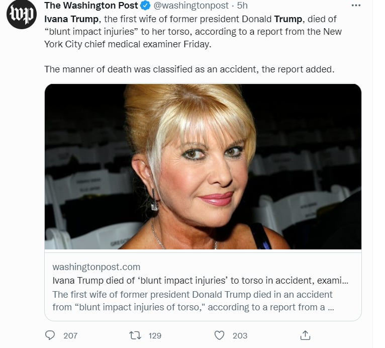 Ivana Trump seguridad: ¿La había visto alejada de los demás?