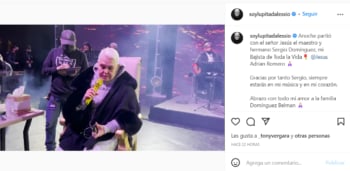 Lupita D'Alessio luto: "Seguiremos juntos"
