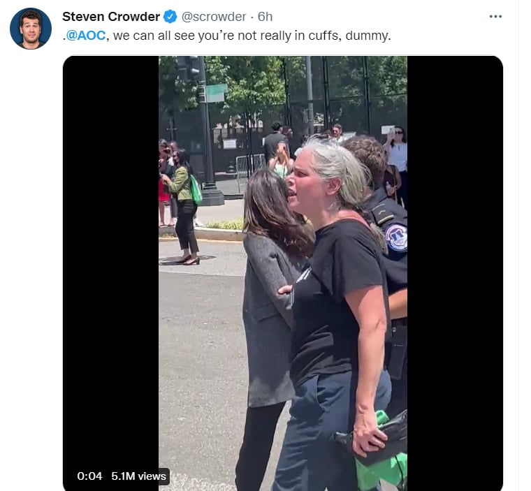 Alexandria Ocasio Cortez: ¿Quiénes fueron arrestados?