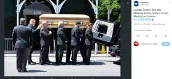 Funeral Ivana Trump: ¿Asistieron los demás hijos de Trump?