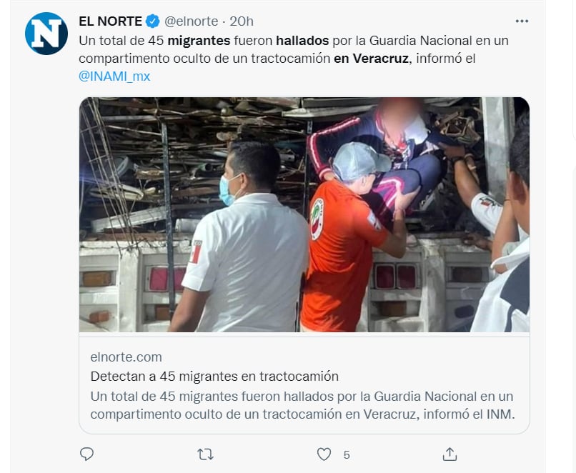 How were the migrants discovered?