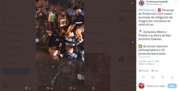 Accidente vial México Puebla: ¿Cómo ocurrió el incidente?