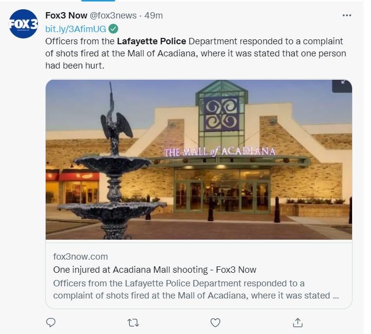 Tiroteo Acadiana Mall Luisiana: ¿Qué pasó con la víctima?