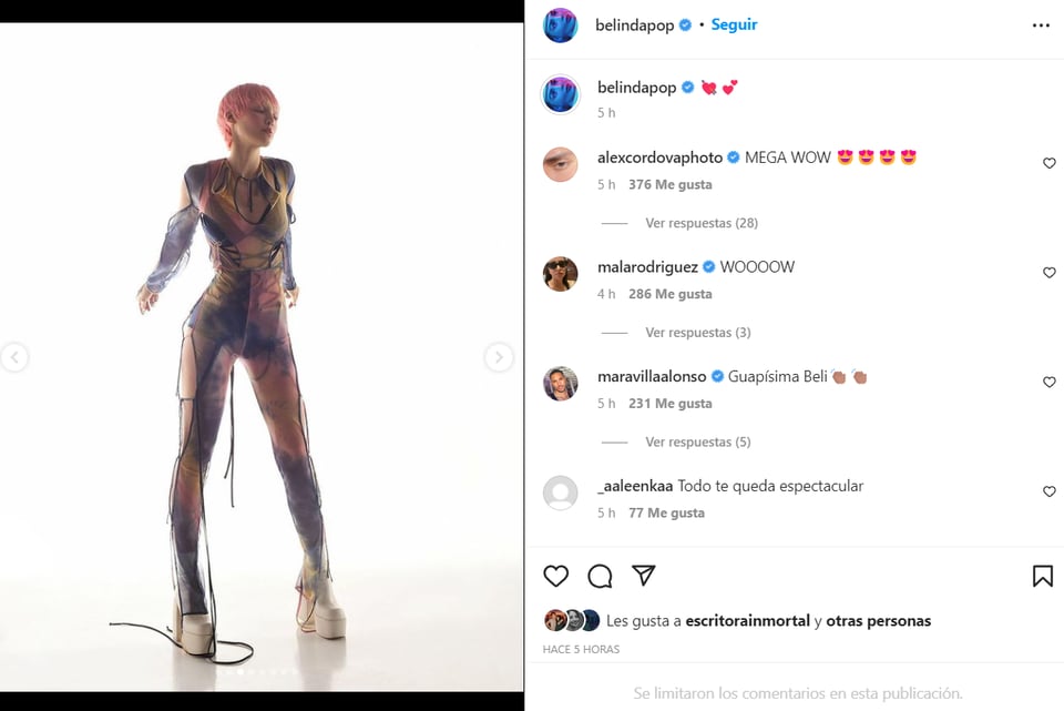 Belinda cambio de look: "La más bella"