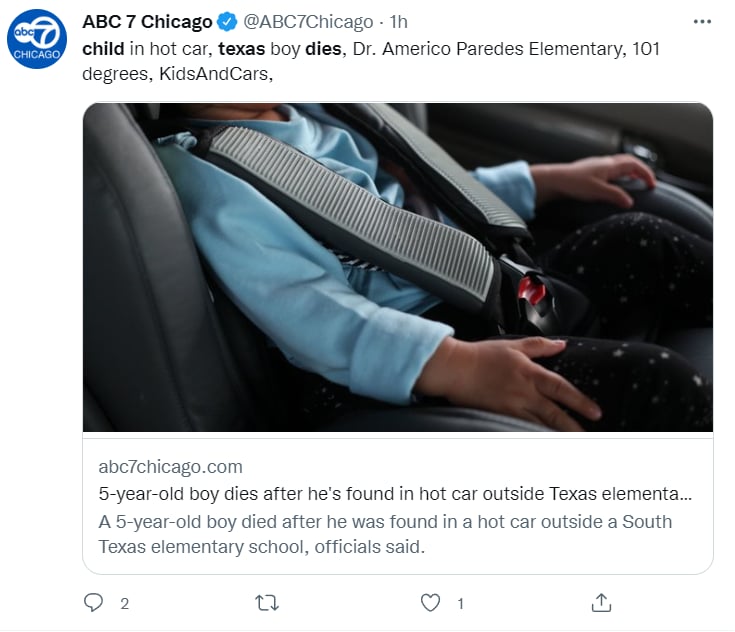 Muere niño vehículo Texas: ¿A quién pertenecía el automóvil?