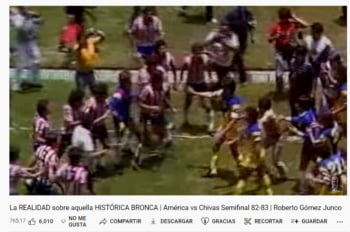 ¿Qué sucedió entre los equipos?