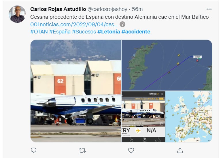 Avión se estrella Letonia: ¿Se enviaron refuerzos?