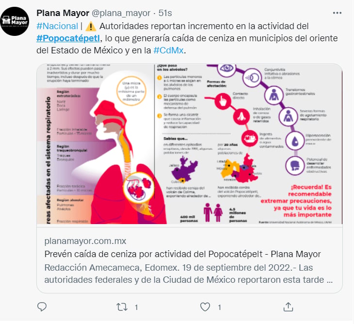 Popocatepetl ash fall alert: Are there other recommendations?