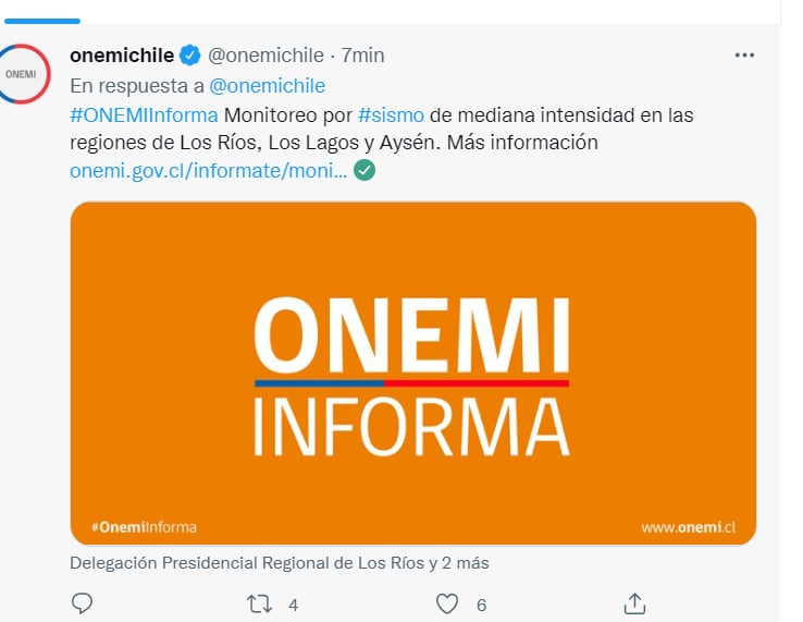 ¿Registran sismo Chile: ¿Hubo daños?