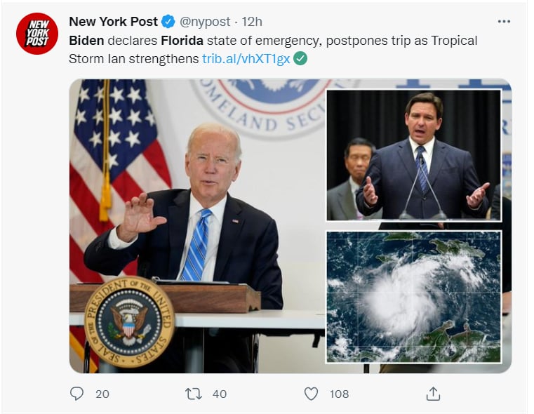 Biden aprueba emergencia Florida: ¿Por petición de DeSantis?