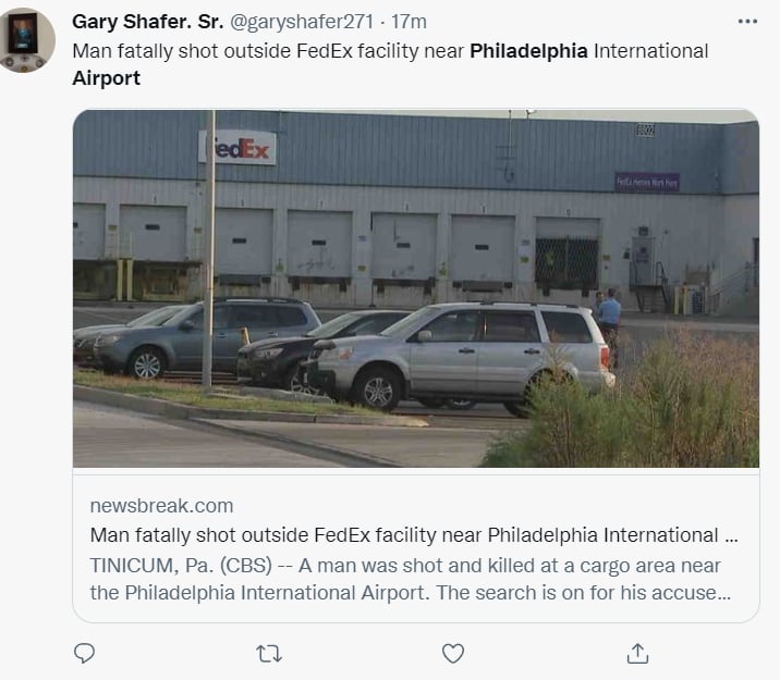 Tiroteo cerca aeropuerto Filadelfia: ¿Cuántas víctimas se localizaron?