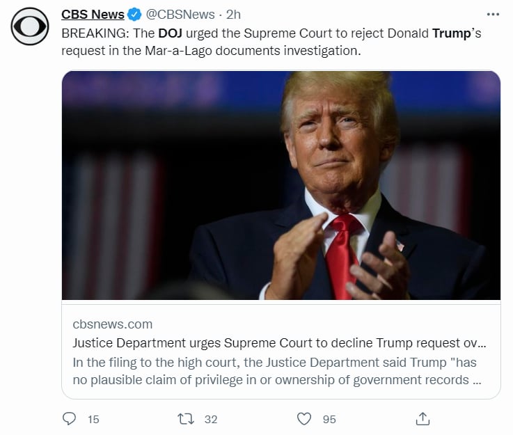 Supremo documentos incautados Trump: ¿Ya habían autorizado la petición?