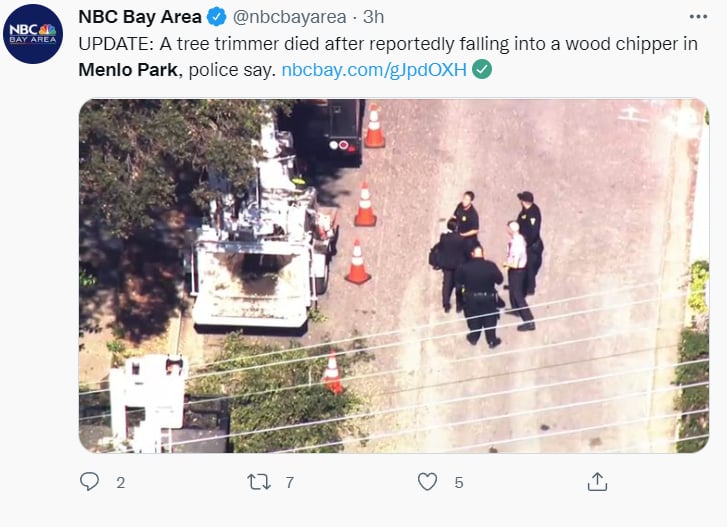 California chipper worker dies: Was it an accident?