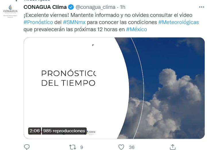¿Un registro de lluvias?