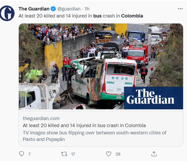 Accidente mortal autobús Colombia: ¿Había mayor peligro? 