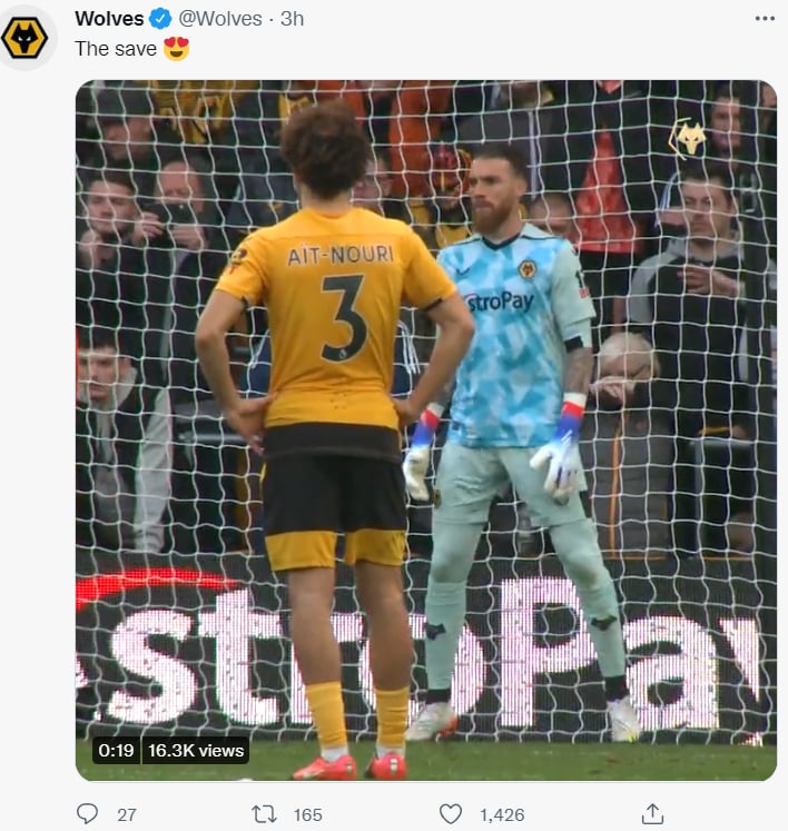 Wolves Nottingham Forest: ¿Con la muñeca rota?