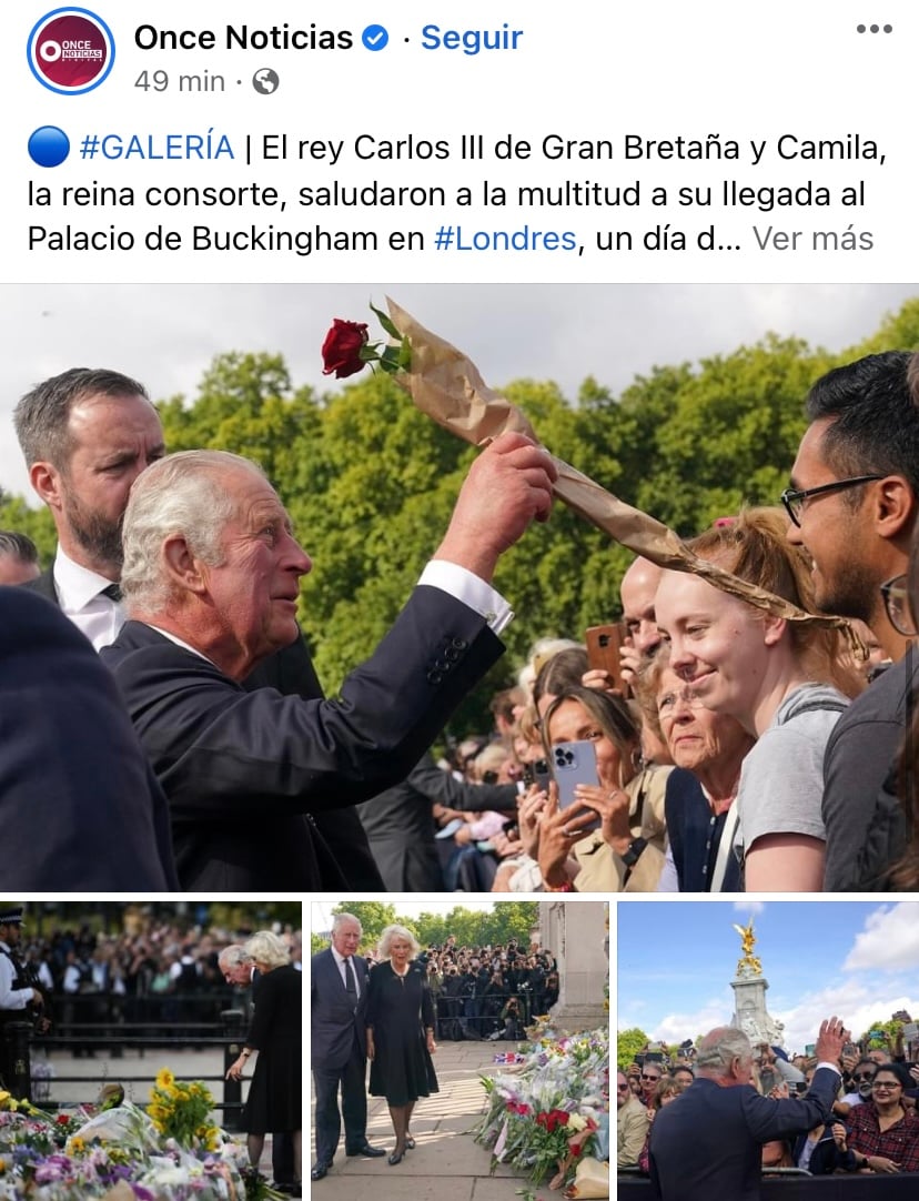 Así recibieron al nuevo Rey de Gran Bretaña