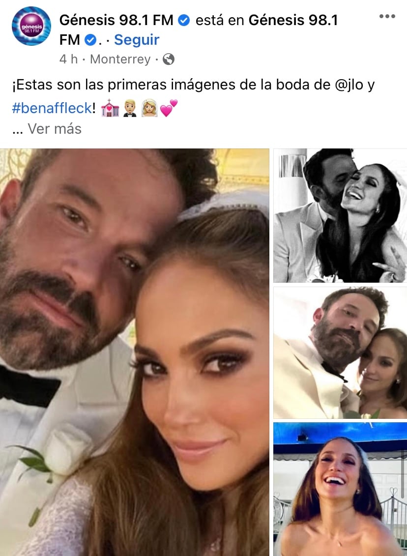 Así fue la boda de la querida cantante