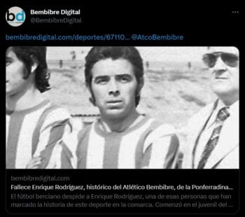 La carrera de Enrique como jugador de la Ponferradina