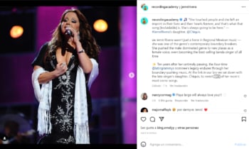 Chiquis Rivera homenaje Jenni: "Sigue dándonos fuerza"